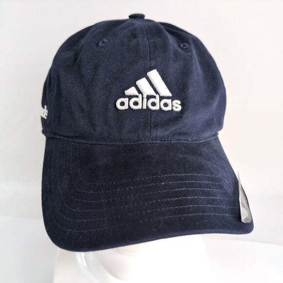 NWT Adidas Navy Blue TaylorMade Embroidered Baseball Hat Ball Cap Adult OS Golf - Picture 2 of 7